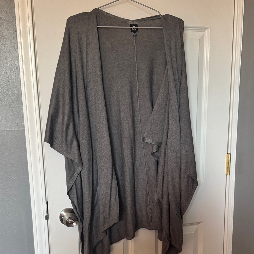 Echo Gray Women's Open Front Poncho